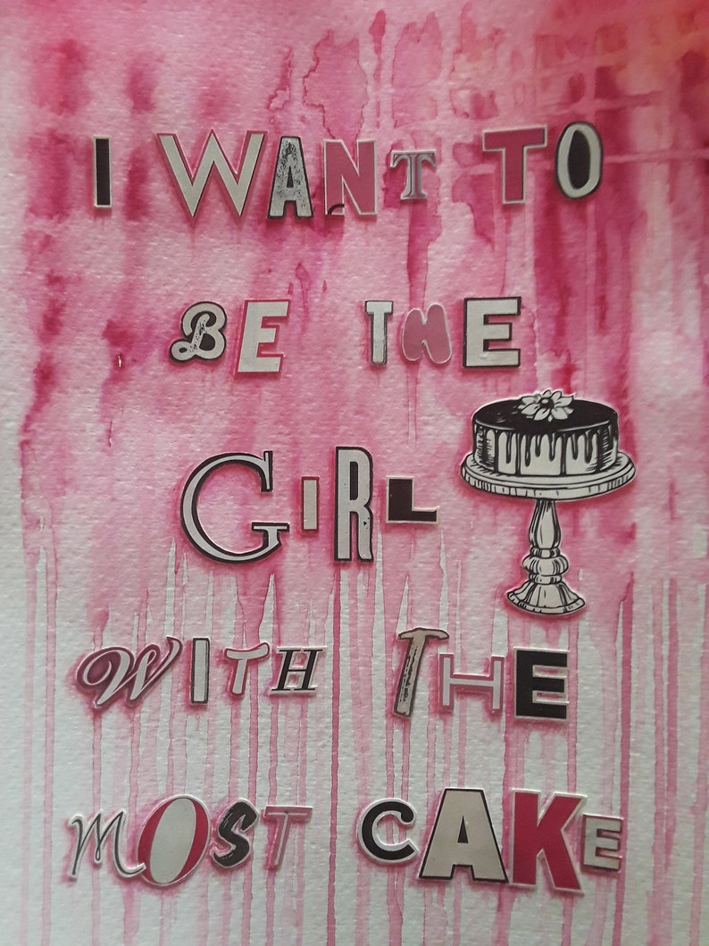 Girl With the Most Cake Etsy