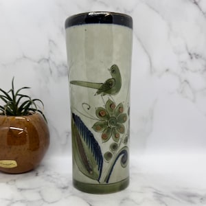 Vintage Ken Edwards Mexican Tonala Pottery Vase
