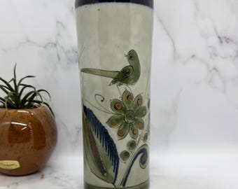 Vintage Ken Edwards Mexican Tonala Pottery Vase