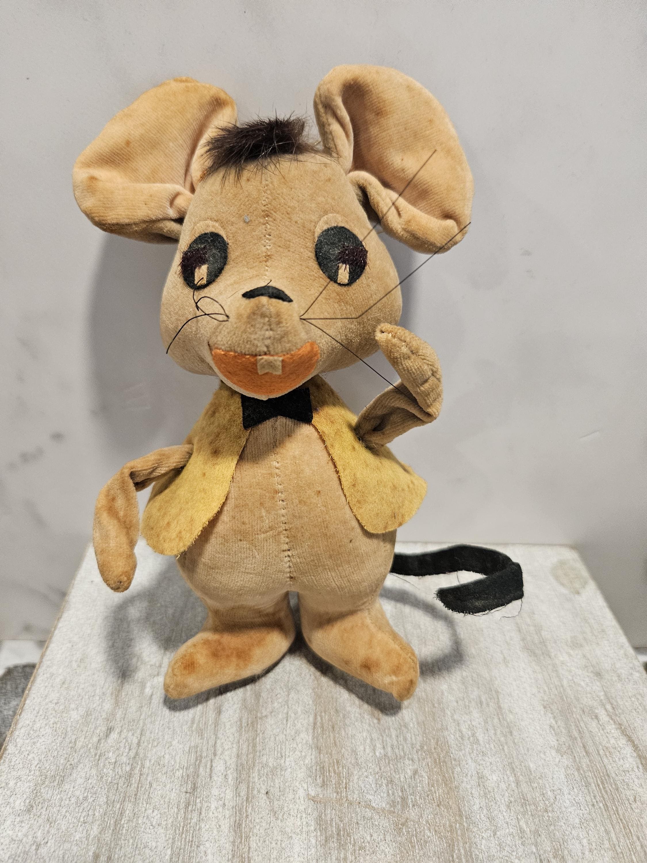 tipo Gigio vintageウサギのぬいぐるみ Topo Gigio Vintage - Etsy
