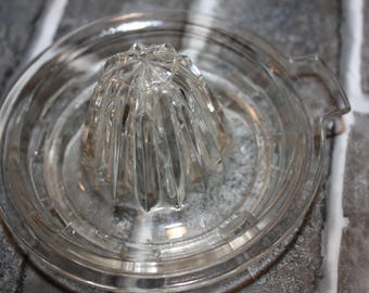 Petite Clear 1950's Citrus Juicer