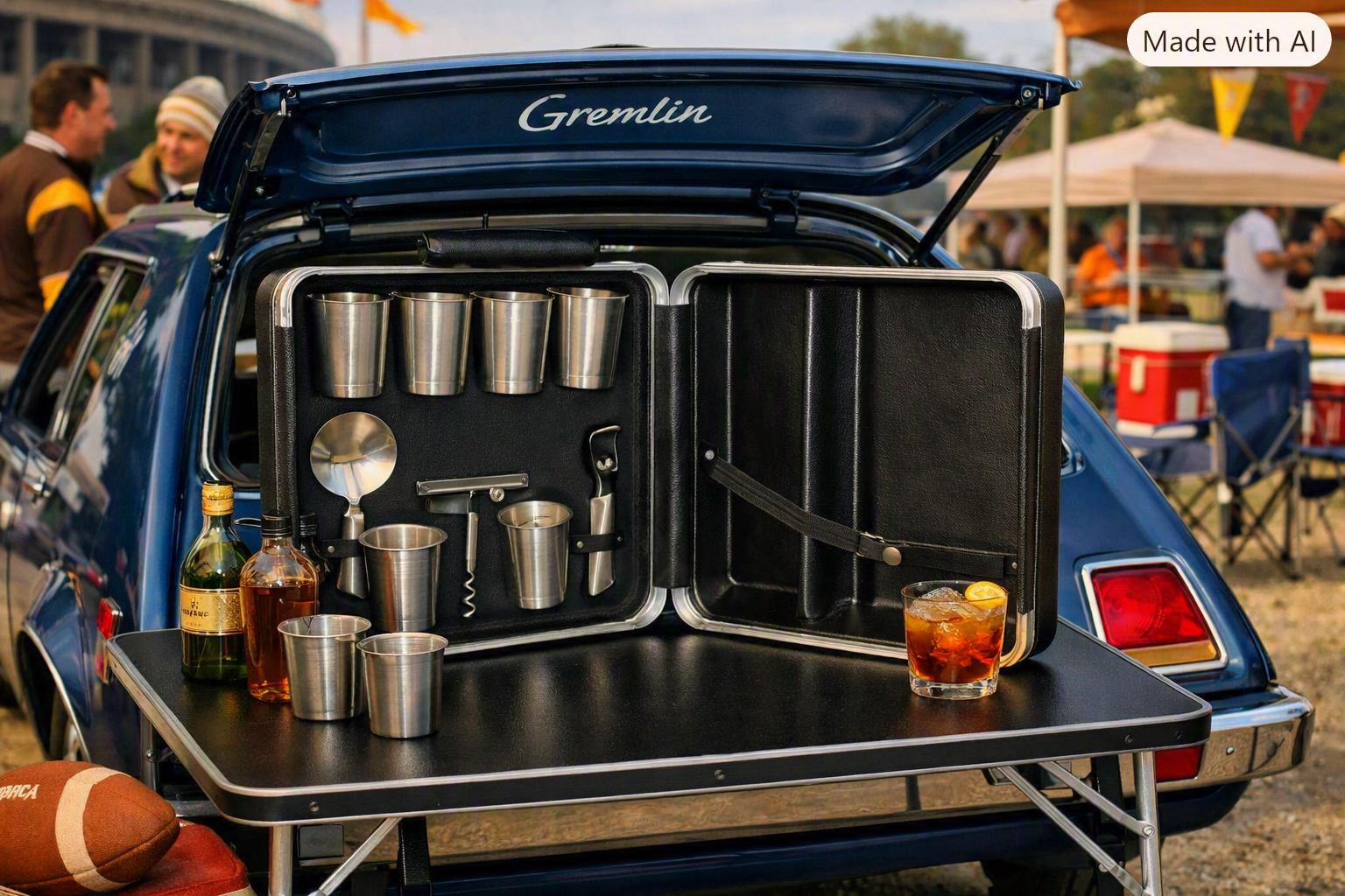 Vintage Cocktail Travel Case - Etsy