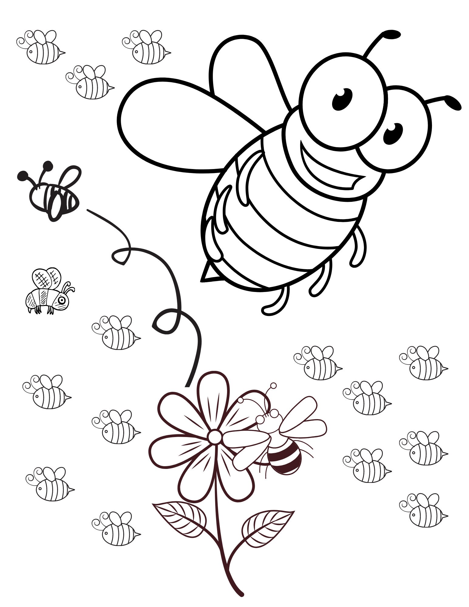 Kid's Coloring Pages 10 Pack Digital Print Print at | Etsy