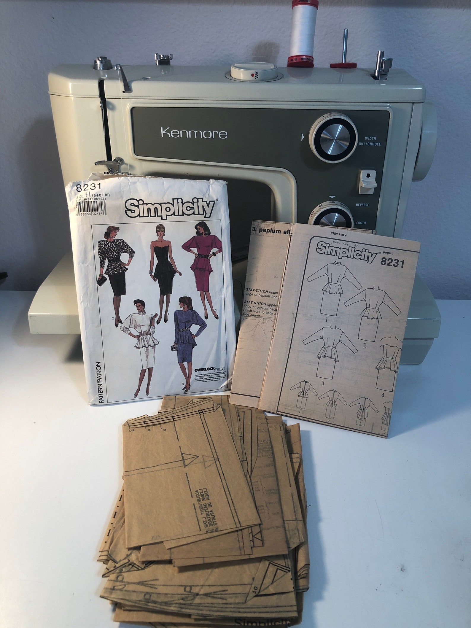 Simplicity Pattern 8231 Simplicity Vintage Sewing Pattern Etsy UK