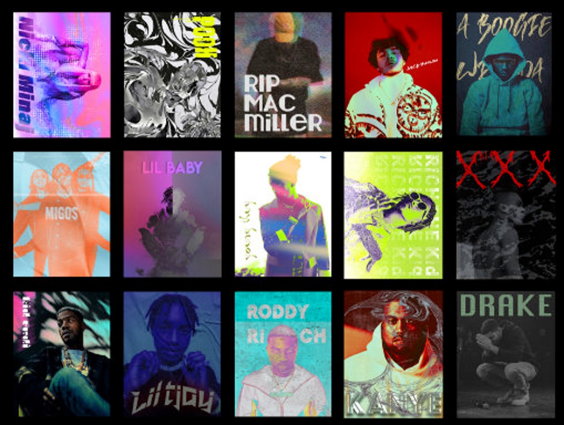 CUSTOM Rap Posters Etsy