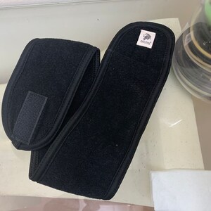 Makeup Hairband Salon Facial Spa Adjustable Fabric Headband Shower Bath Towel Head Wrap Shower Black Headband