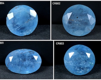 Aquamarine Faceted - Aquamarine Loose Stone - Top Quality Natural Blue Aquamarine Gemstone - Pendant Size Aquamarine Birthstone Gift For Her