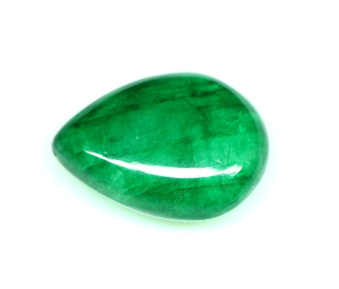 Natural Emerald Stone Emerald Gemstone Green Emerald Cabochon - Etsy