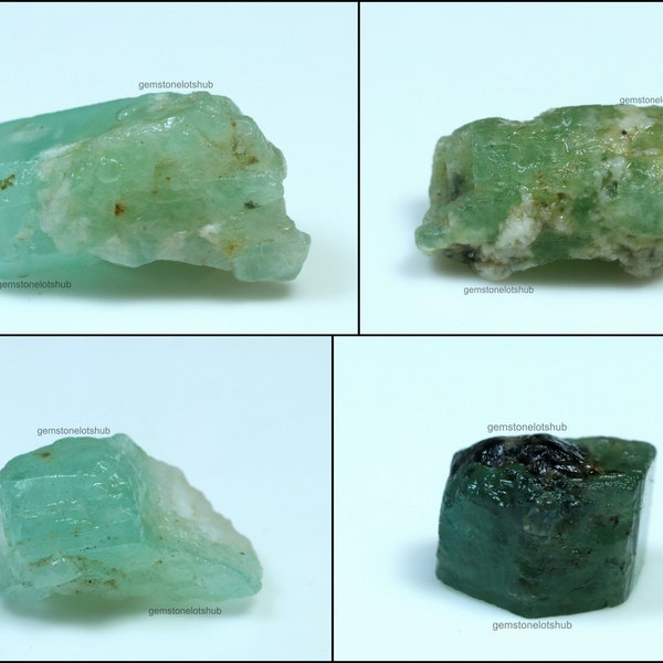 Raw Emerald, Ethically Sourced Crystals, Eco-friendly Packaging, Natural Emerald Rough