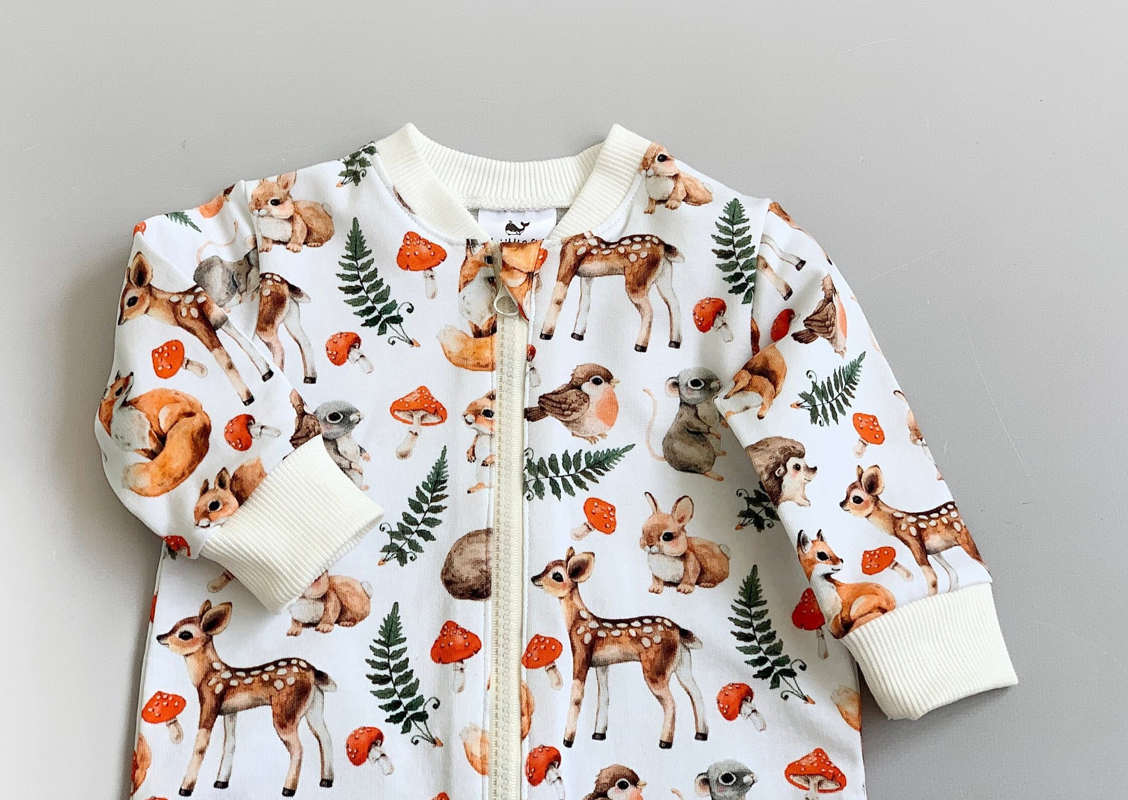 Baby boy outfit woodland Fall baby boy clothes Autumn zipper Etsy