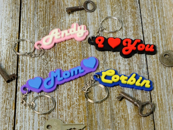 Buy Customized Printed Keychains with Name & Photo