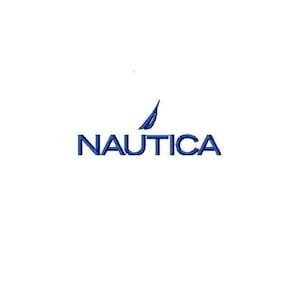 Nautica Embroidered design logo. Many files. Embroidered design, for embroidery machines. Sticker Nautica embroidery file pes Nautica Logo