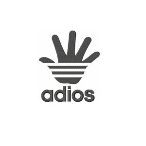 adios adidas logo