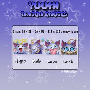 Yuumi Twitch/Discord Emotes League of Legends