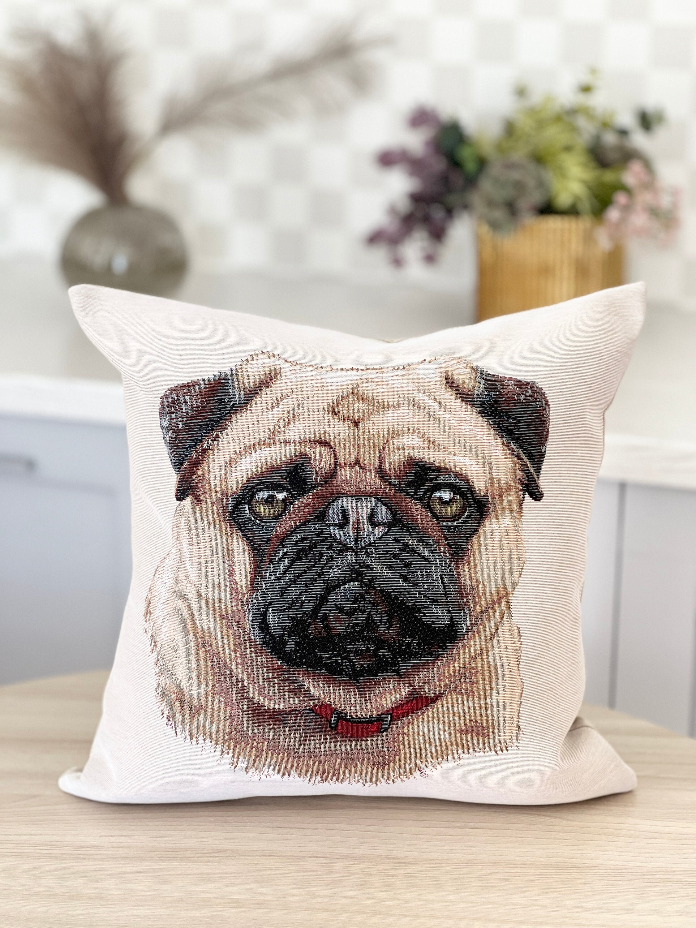 Pug pillow case cheap