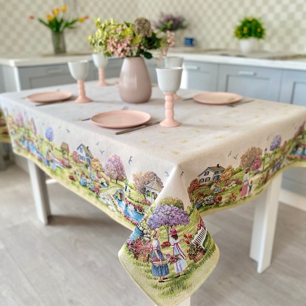 Summer Tablecloth Etsy
