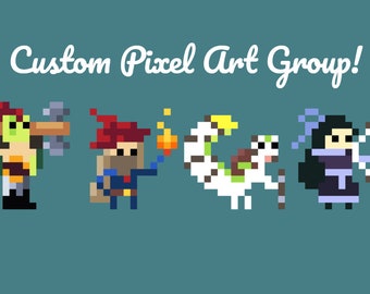 Mini Pixel Art Etsy Mini Pixel Art Etsy
