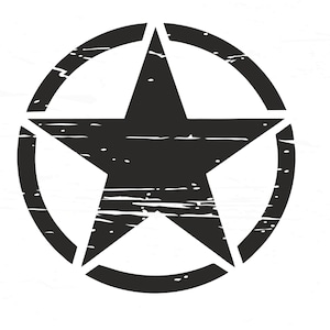 カーステッカー ARMY ミリタリースターステッカー ウォールステッカー カーステッカー ゴールド、ブラック、カッパー、シルバー、グリーン、その他の色