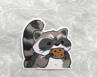 Raccoon Cute Sticker - Etsy