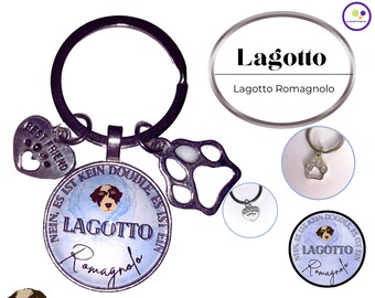 Keychain Lagotto romagnolo | Italian water dog | truffle dog | Lagotti bipeds