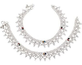 payal for ladies silver