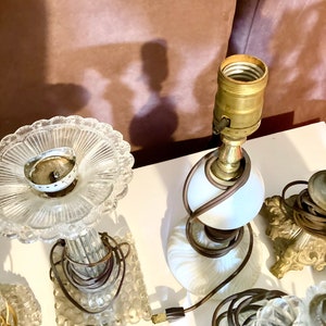 Antique table lamps. Choice of several table lamps. All need Re-wired. All sold separately. image 8