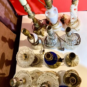 Antique table lamps. Choice of several table lamps. All need Re-wired. All sold separately. image 2