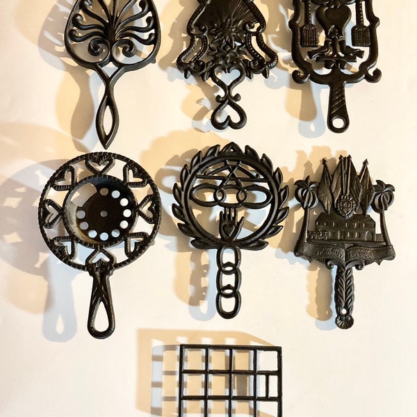 Cast Iron Trivet Etsy