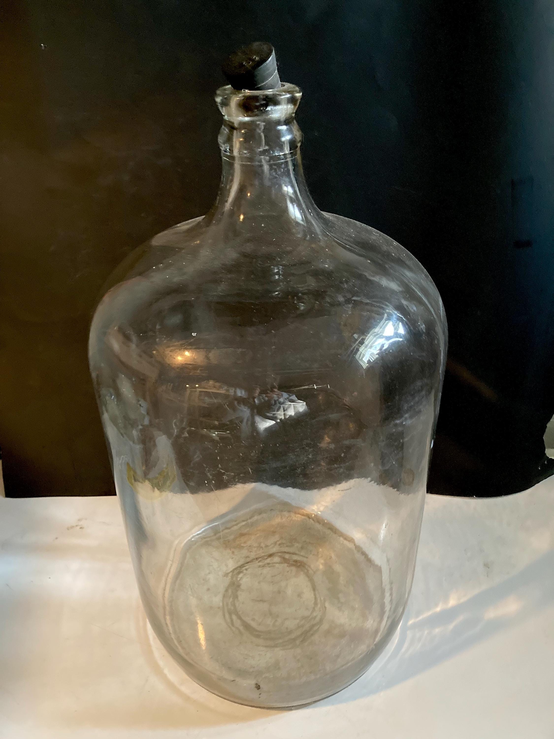 5 Gallon Clear PET Plastic Carboy - Food Grade Vintage Shop Fermenting Container