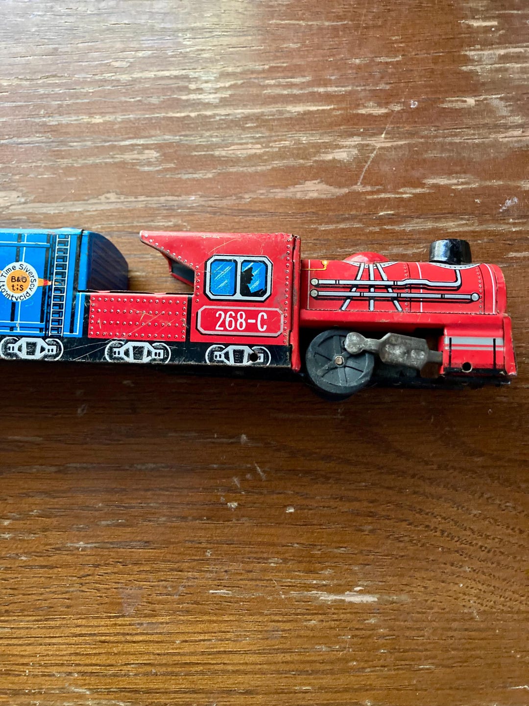 Vintage Toy Tin Train in Colorful Tin & Metal. - Etsy