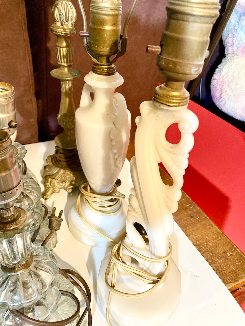 Antique table lamps. Choice of several table lamps. All need Re-wired. All sold separately. image 4
