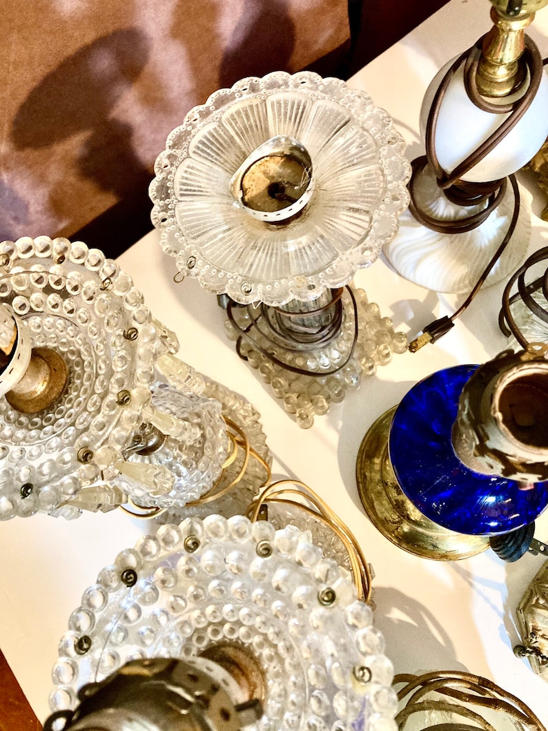 Antique table lamps. Choice of several table lamps. All need Re-wired. All sold separately. image 6