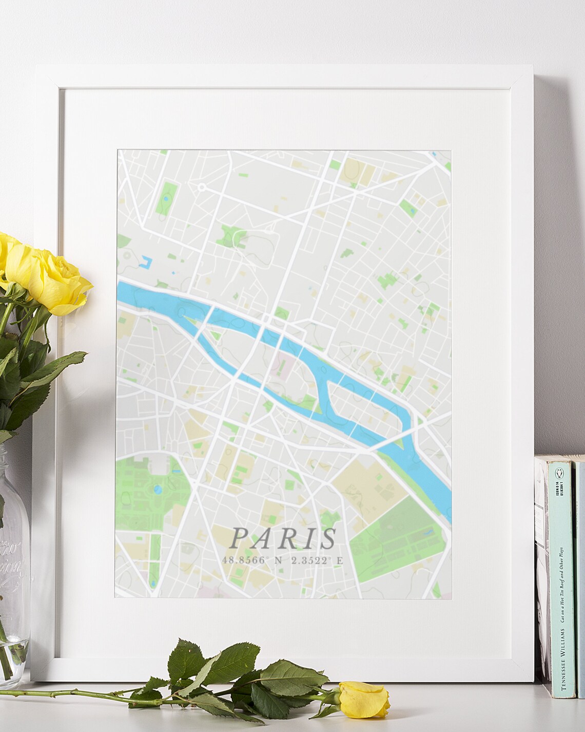 City Map Print Custom Map Wall Art Print World Map Decor | Etsy