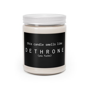 Bad Omens Inspired Dethrone Scented Candles, 9oz