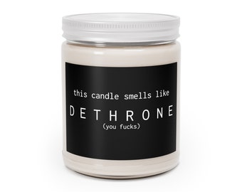 Bad Omens Inspired Dethrone Scented Candles, 9oz