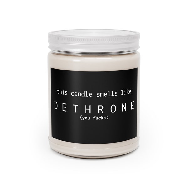 Bad Omens Inspired Dethrone Scented Candles, 9oz