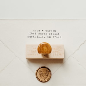 Vintage Style Return Address Stamp