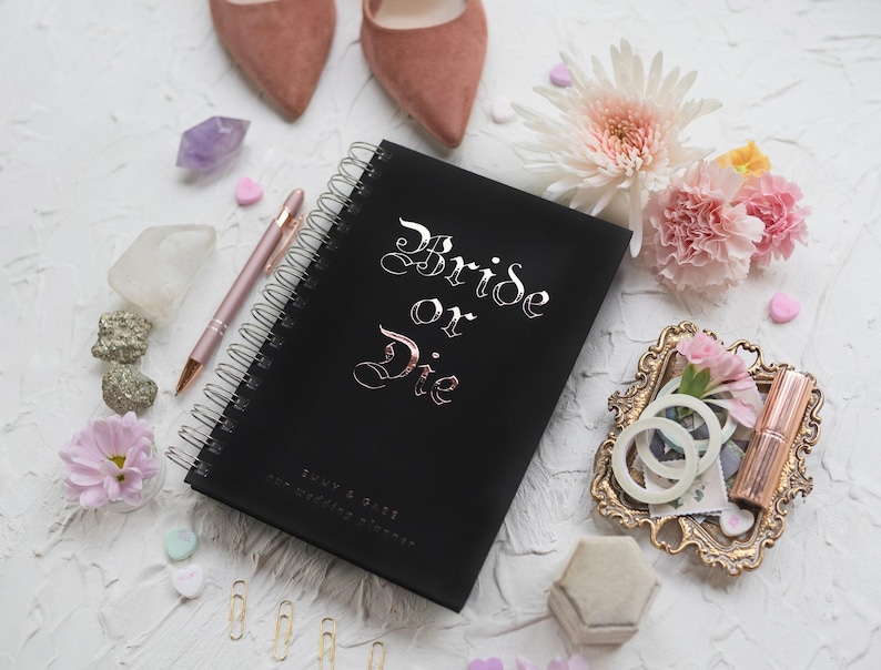 bride or die wedding planner very useful great bridal shower gift