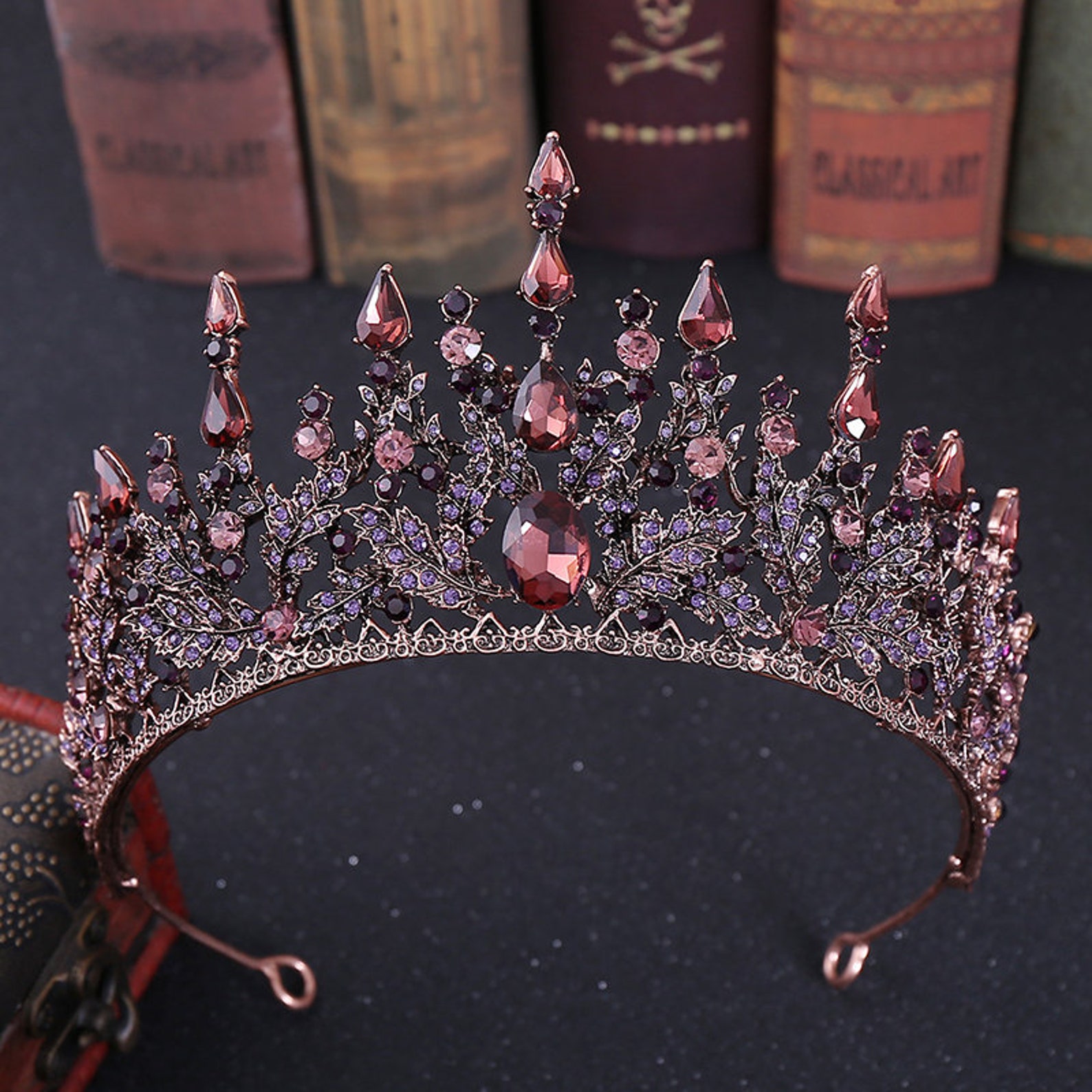 Corona de quinceañera, Tiaras de oro nupcial, Tiara de cristal, Corona