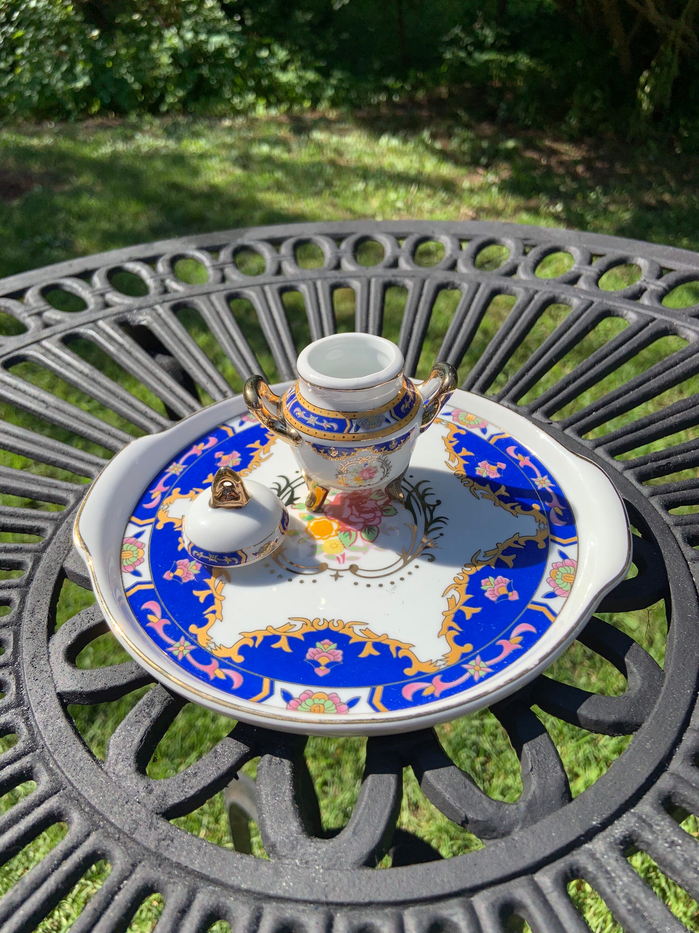 Adeline Collection Miniature Tea Set Adeline 10 Piece Mini Etsy