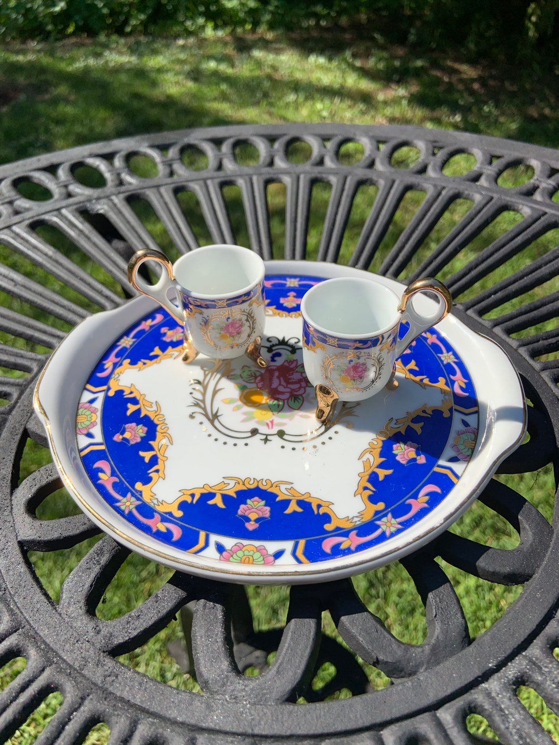 Adeline Collection Miniature Tea Set Adeline 10 Piece Mini Etsy