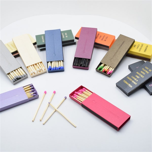 Custom Matches / Scented matches boxes / Business owner matches / Perfect Match / Promotional Products / Match Boxes Sold in 50pcs / Matches