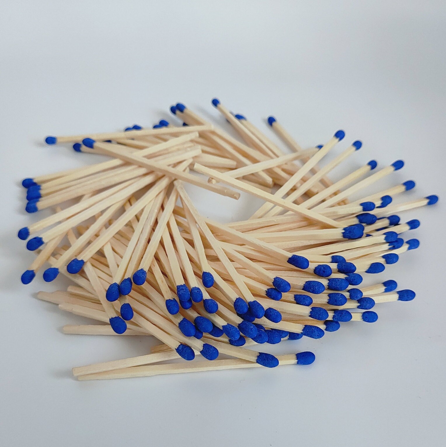 Long match 3 inch Dark Blue match Etsy