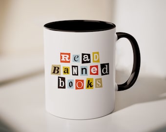 Read Banned Books Coffee Mug