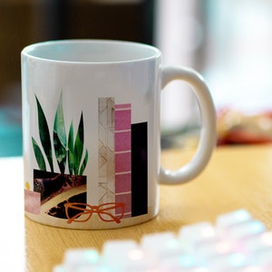 Books and Plants Coffee Mug - Dishwasher & Microwave Safe - 4 Size/Color Options Available - Perfect Gift for a Book Lover