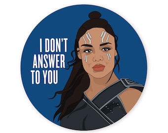 Valkyrie 3 Inch Vinyl Sticker, Inspired by Scandal, Great for Laptops, Notebooks, Water Bottles, & more