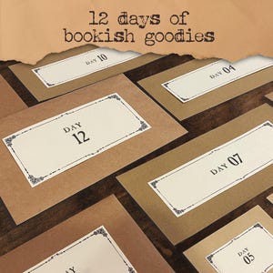 Book Lover Advent Calendar - 12 Days of Bookish Gifts