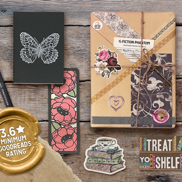 Blind Date With A Book Box – Mystery Thrifted Book Bundle - You Pick the Genre
