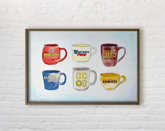 Buffy the Vampire Slayer Art Print – Sunnydale Mugs Illustration