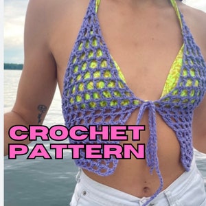 Crochet Summer Top Pattern DIY Pattern Summer Crop Top Pattern